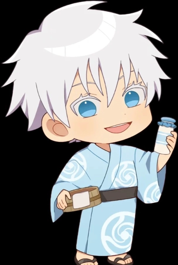 Gojo chibi manga phong cách Jujutsu Kaisen phiên bản mini 