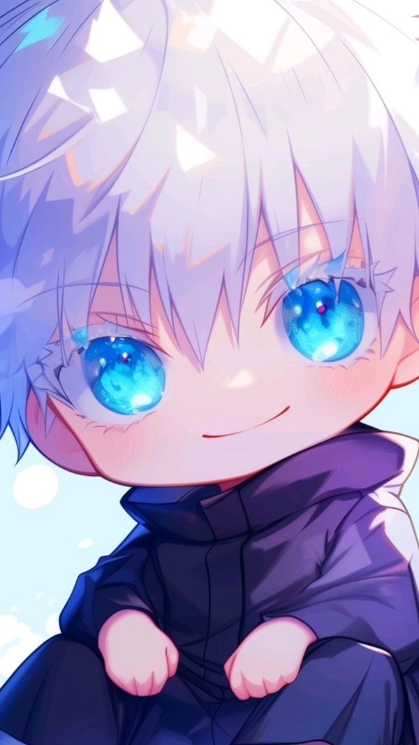 Mô hình Gojo chibi phiên bản mini Jujutsu Kaisen để bàn 