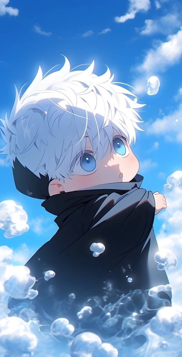 Drawing Gojo chibi từng bước vẽ nhân vật Jujutsu Kaisen 