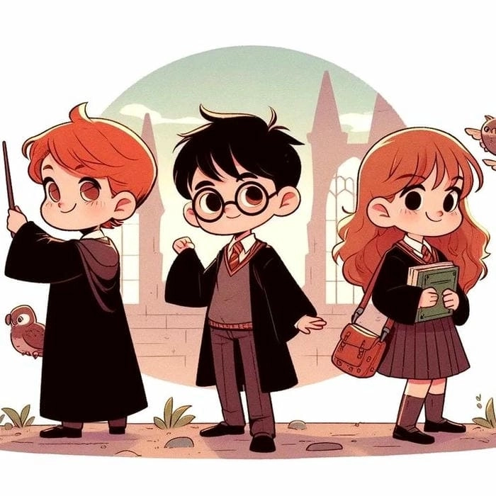 Vẽ Harry Potter chibi hướng dẫn chi tiết dễ thương 