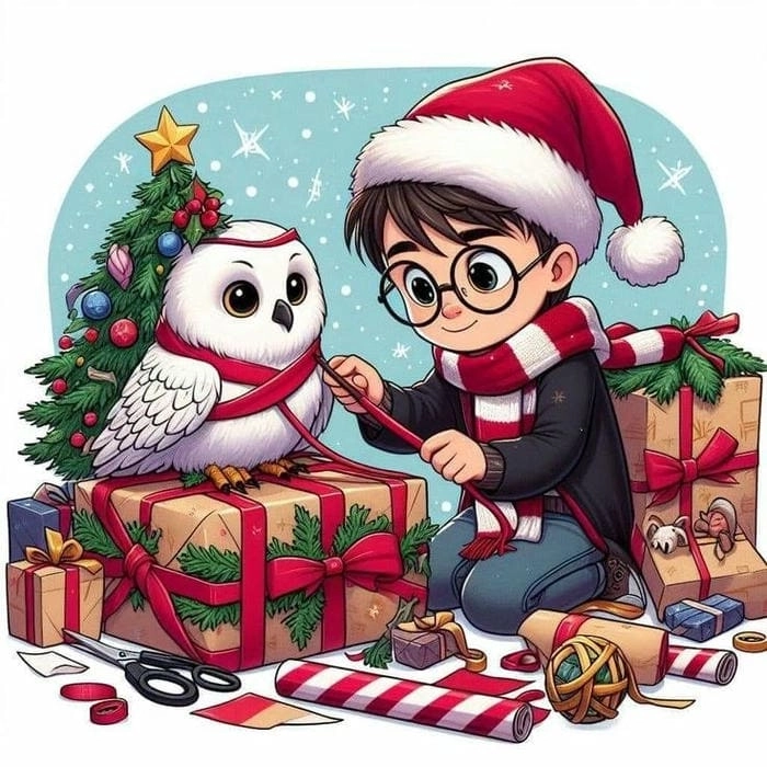 Cute Harry Potter chibi phong cách ngộ nghĩnh dễ thương 