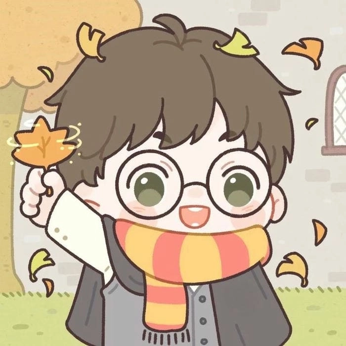 Harry Potter chibi Hedwig phong cách chim cú dễ thương 