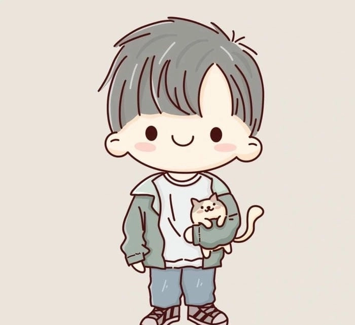 Anime chibi nam cute dễ vẽ phong cách Nhật Bản 