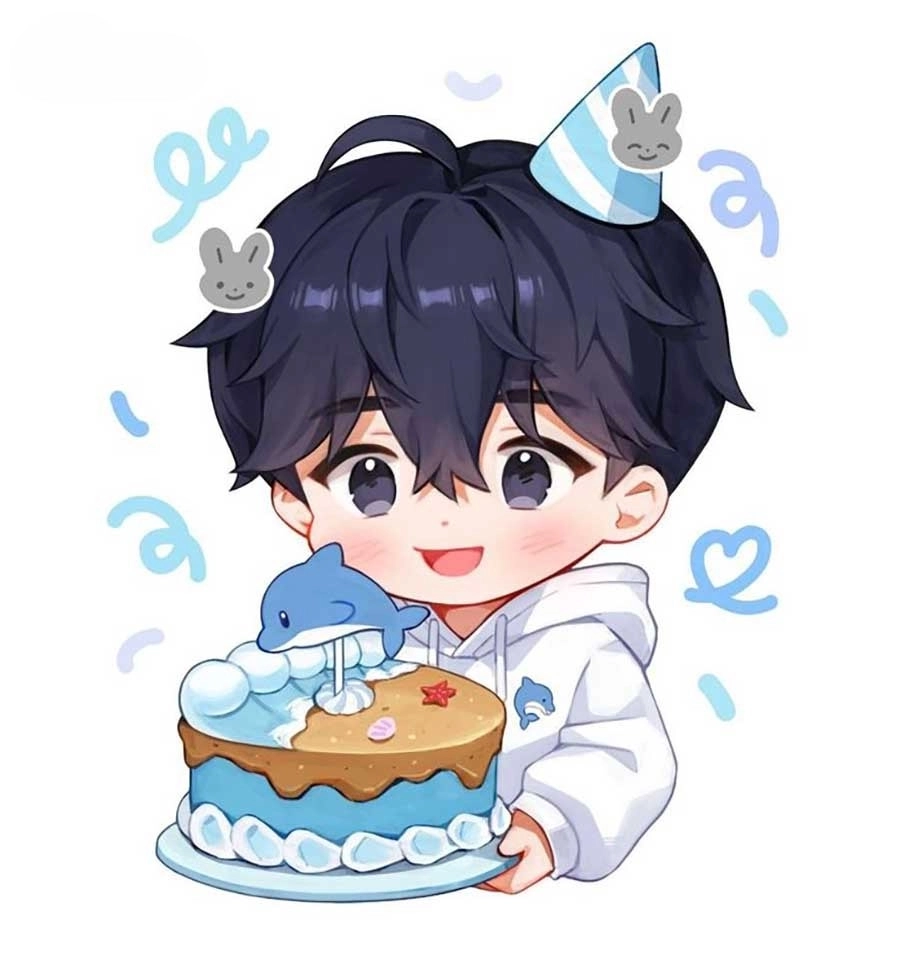 Chibi nam cute lạnh lùng ảnh anime chibi boy cool 