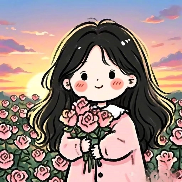 Avatar chibi nữ cute thần thái kawaii đáng yêu 