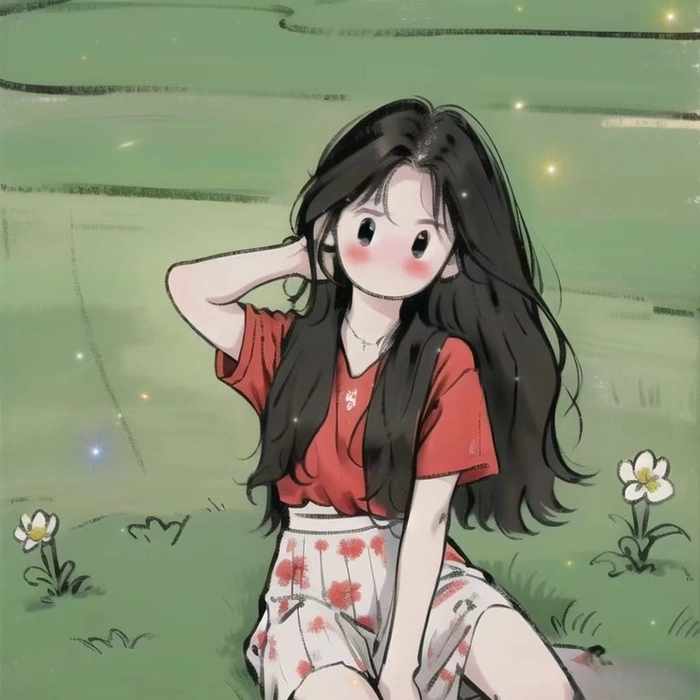 Hình ảnh chibi nữ cute dễ vẽ nét vẽ đơn giản 