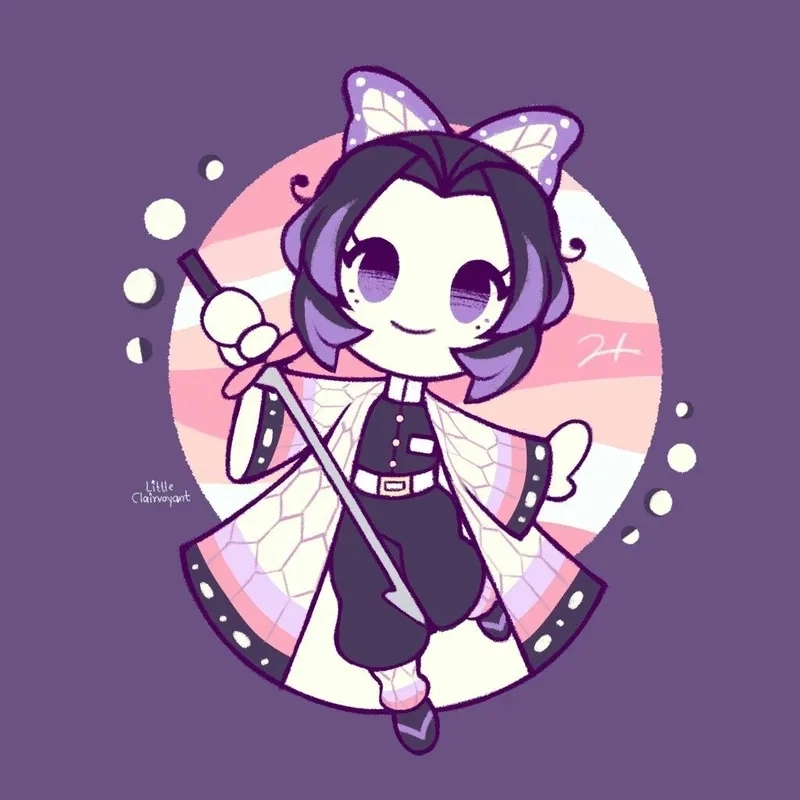 Ngắm nhìn Kochō Shinobu chibi mềm mại và quyến rũ