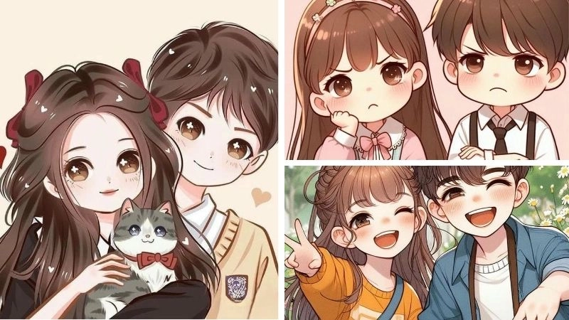 Ý nghĩa của hình chibi cặp đôi cute