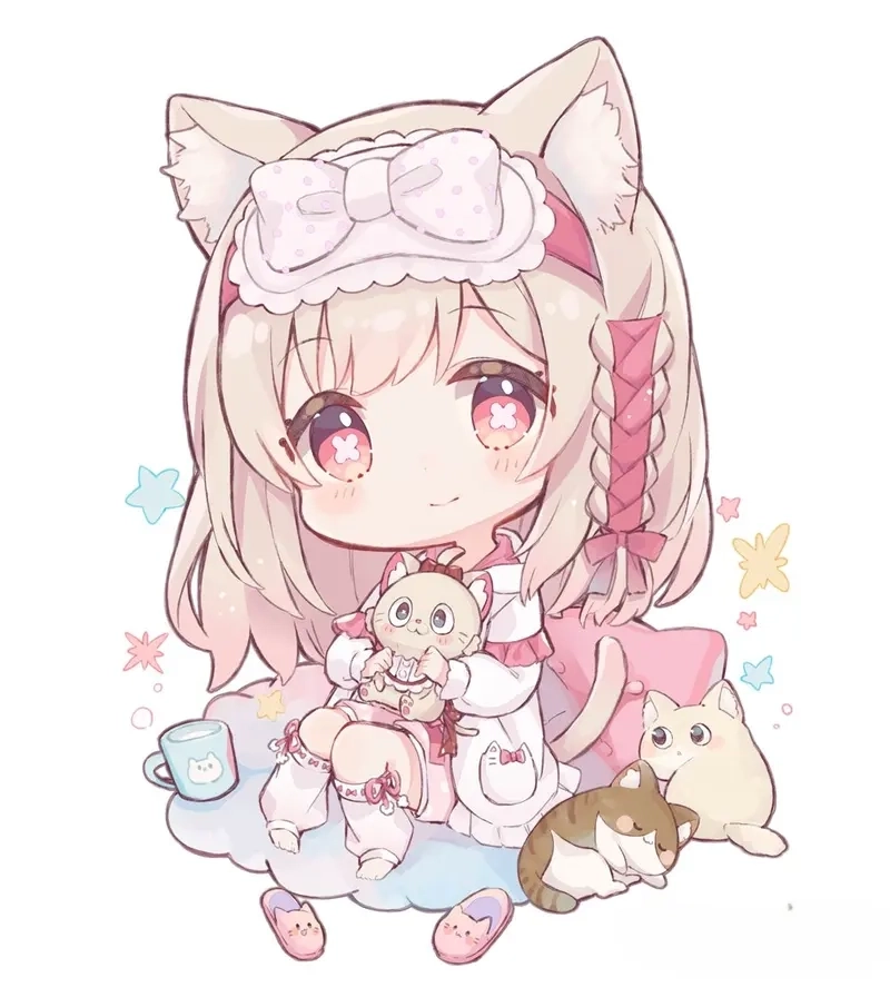 Chọn ngay chibi hình nền cute siêu xinh cho màn hình