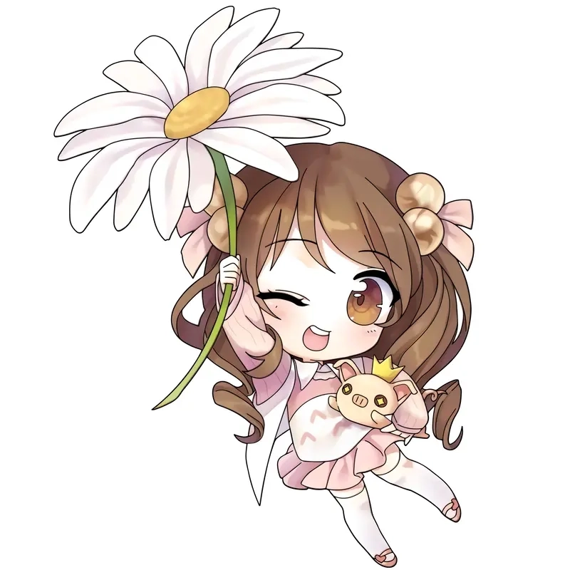 Hô biến thiết bị với hình nền cute nữ chibi dễ thương