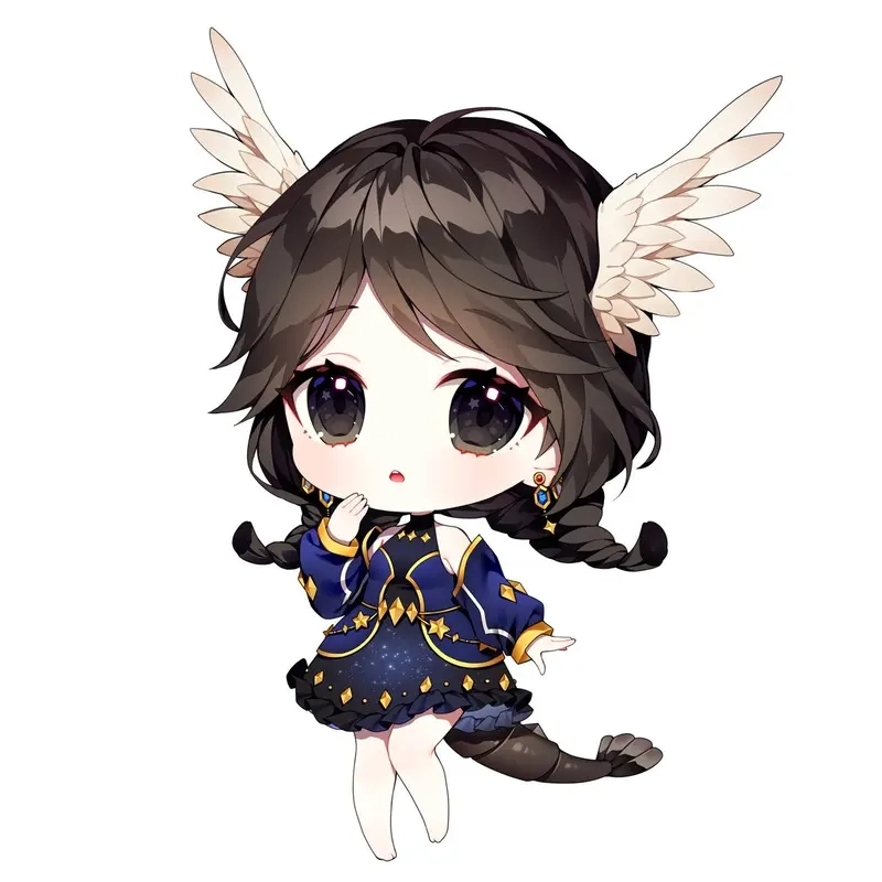 Làm mới màn hình với chibi cute hình nền lung linh