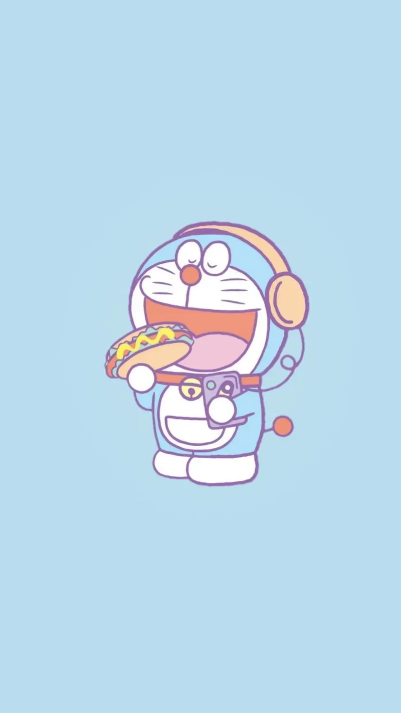 Chibi ảnh Doraemon cute nét vẽ ngộ nghĩnh 