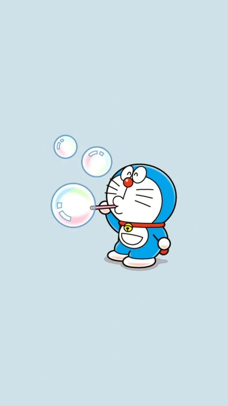 Hình Doraemon chibi cute nét vẽ ngộ nghĩnh 