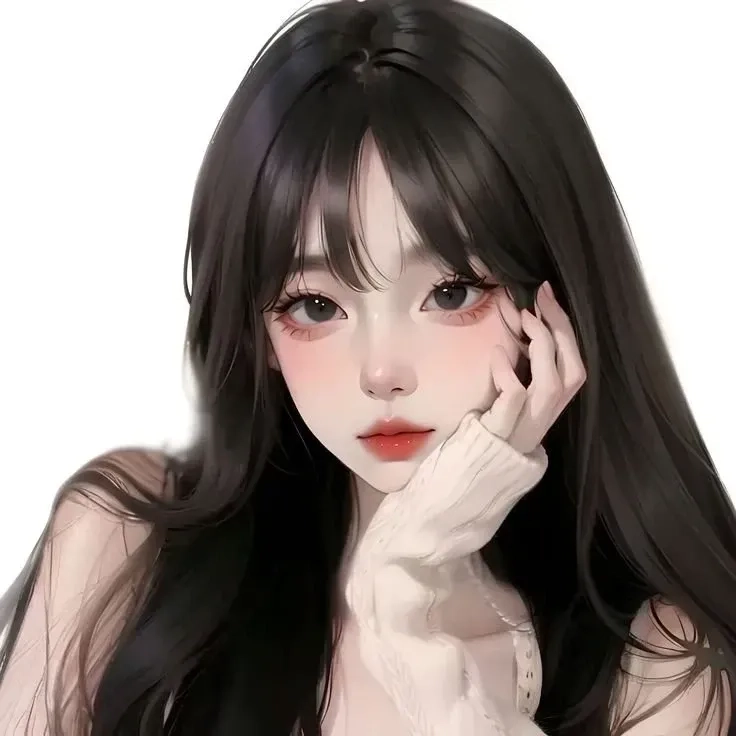 Ảnh chibi nữ dễ thương nét vẽ ngộ nghĩnh kawaii 