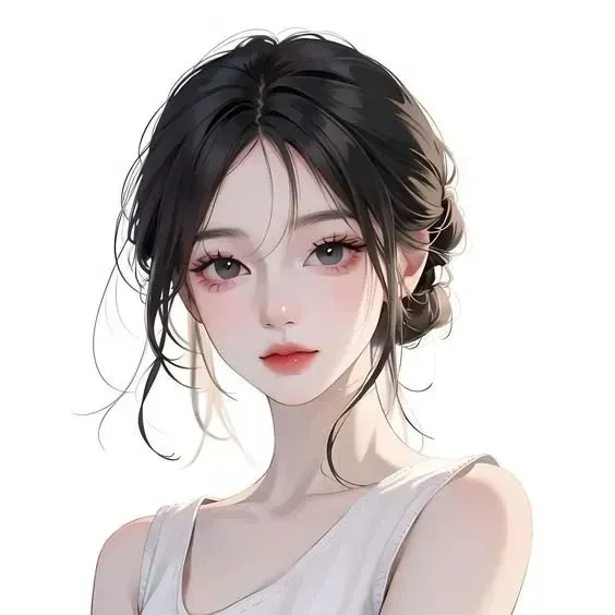 Ảnh cute nữ chibi nét vẽ ngộ nghĩnh đáng yêu 