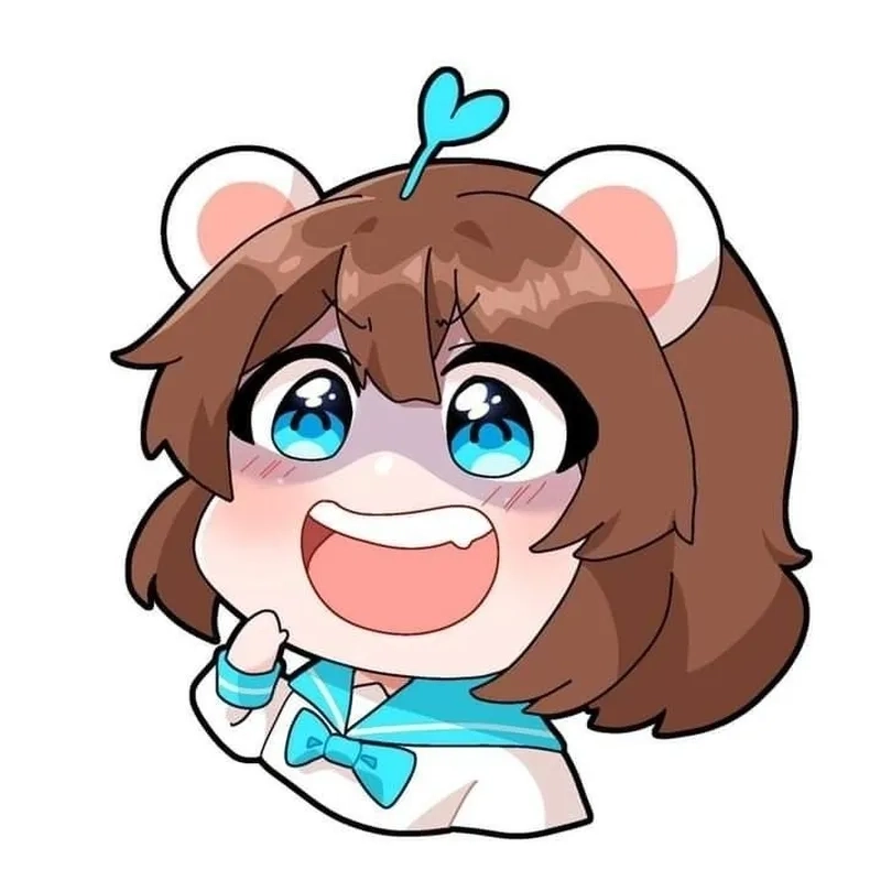 Hình mèo Simmy chibi cực cute dành cho dân mê ảnh dễ thương