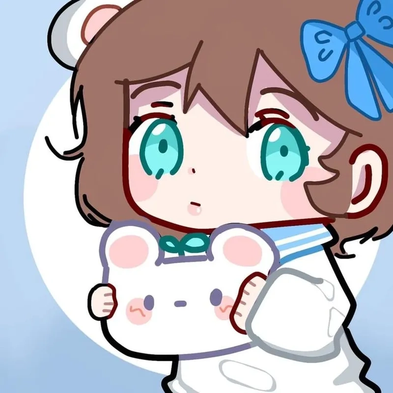 Hình Simmy chibi cute cực đáng yêu khiến bạn mê mẩn ngay