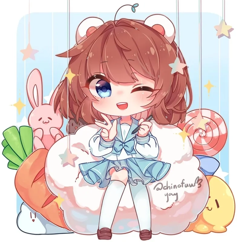 Cách vẽ Simmy chibi cực dễ thương cho người mới bắt đầu