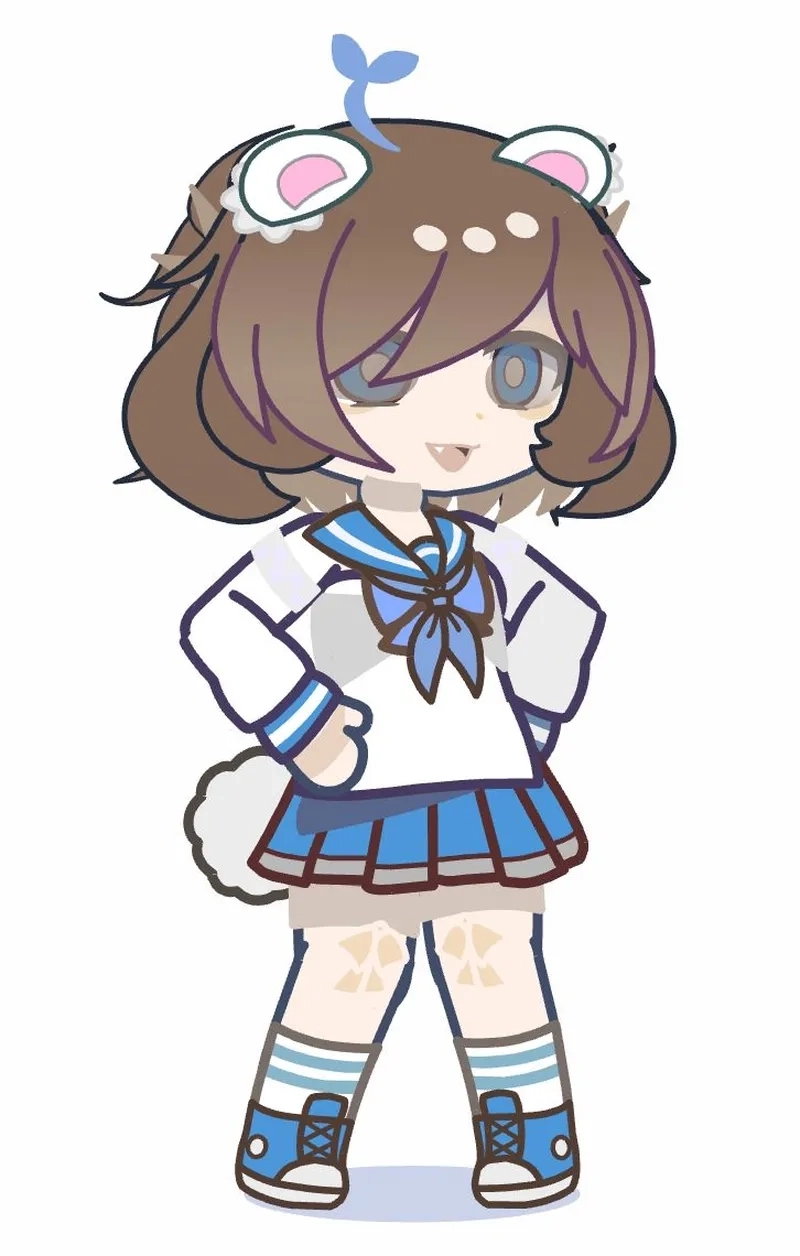 Vẽ chibi mèo Simmy ngộ nghĩnh đáng yêu cho bé tập vẽ