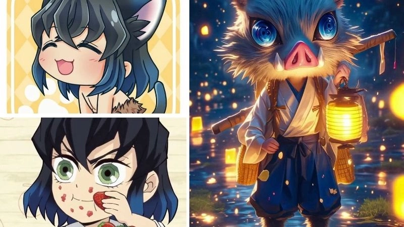 Ý nghĩa về Inosuke chibi đầy cảm hứng