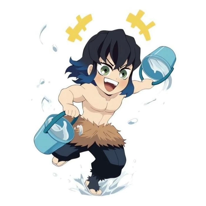 Inosuke cute nét vẽ ngộ nghĩnh đáng yêu 