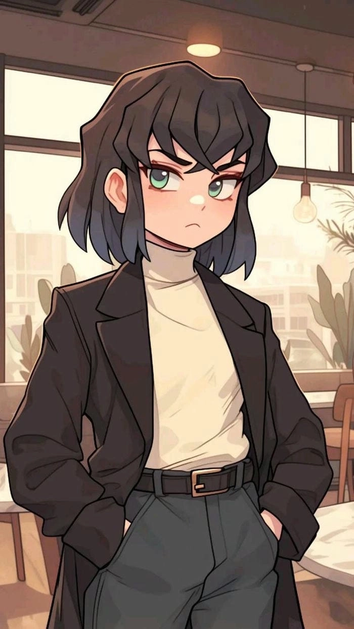 Inosuke chibi phong cách nổi bật nét vẽ đáng yêu 