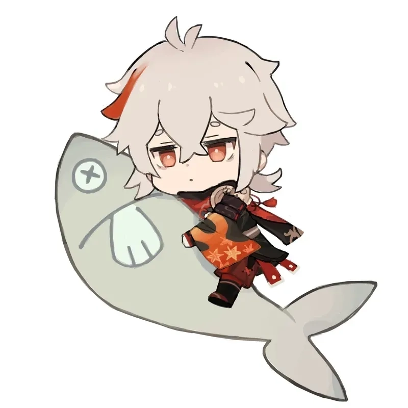 Genshin Kazuha chibi phong cách anime tải ngay