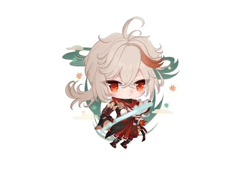 Kazuha Toyama chibi phong cách Conan đáng yêu