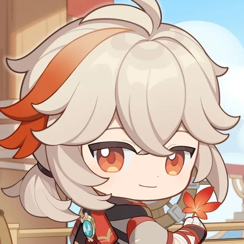 Xiao x Kazuha chibi cặp đôi Genshin siêu dễ thương