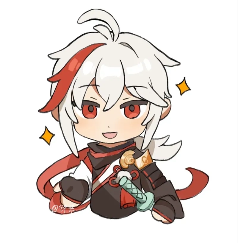 Kazuha chibi png hình ảnh chất lượng cao tải ngay