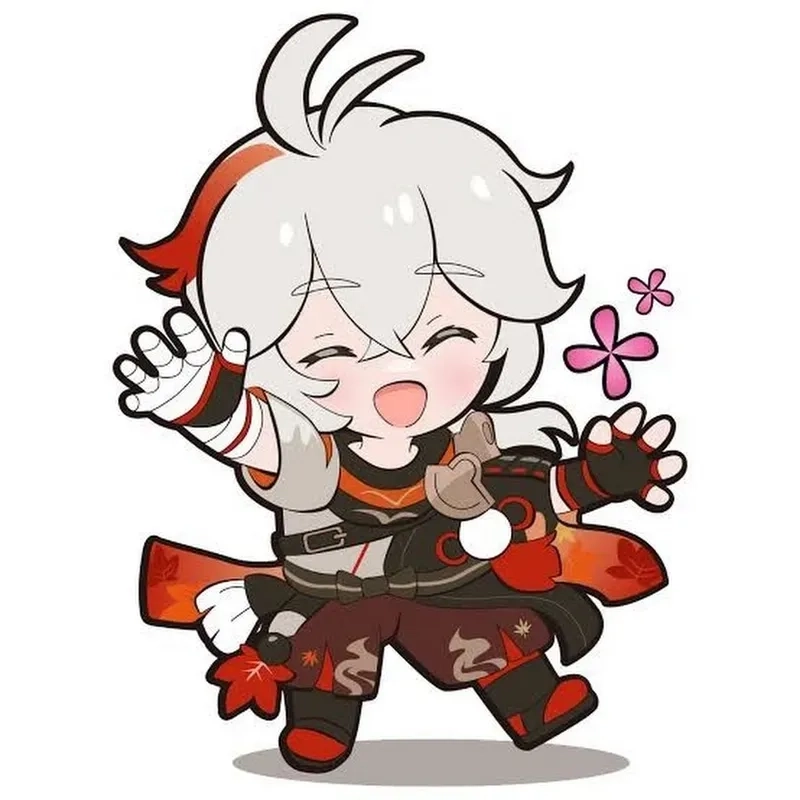 Học vẽ Kazuha Genshin Impact với nét bút đơn giản