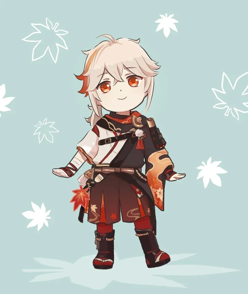 Chibi Kazuha phong cách anime khiến bạn mê mẩn