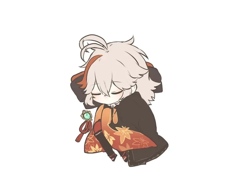 Kazuha chibigurumi mô hình cute cho fan sưu tầm