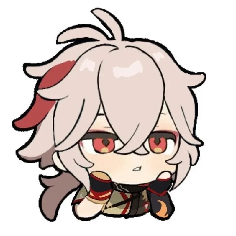 Kazuha chibi official art nét vẽ chính thức đẹp