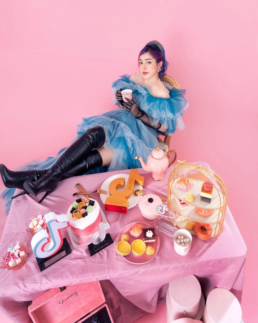 Tiktok Linh Barbie luôn tràn ngập năng lượng tích cực
