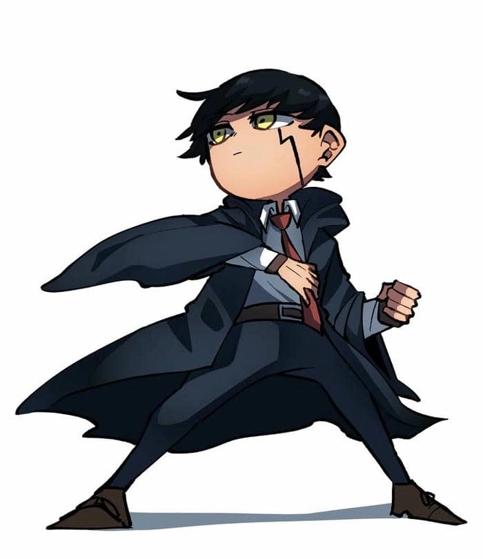 Mash Mashle chibi nhân vật chính cute khó cưỡng