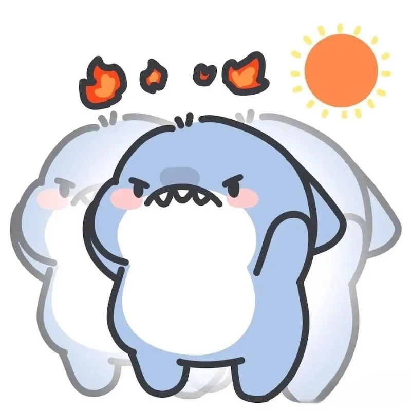 Hướng dẫn cách vẽ cá mập chibi đơn giản mà siêu dễ thương