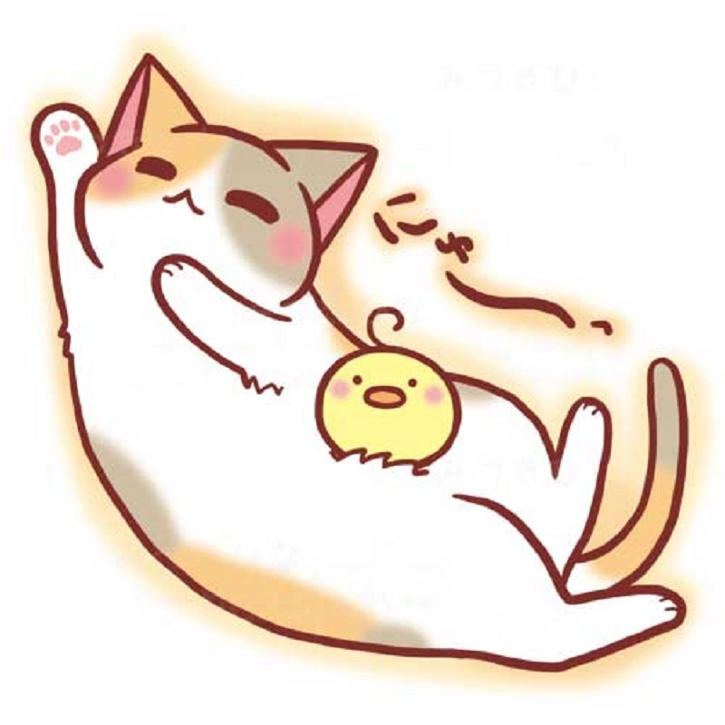 Chibi mèo cute thần thái ngộ nghĩnh kawaii 