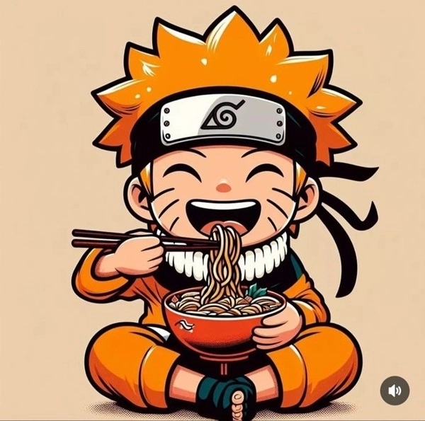 Naruto chibi ngầu thần thái mạnh mẽ phong cách cool 
