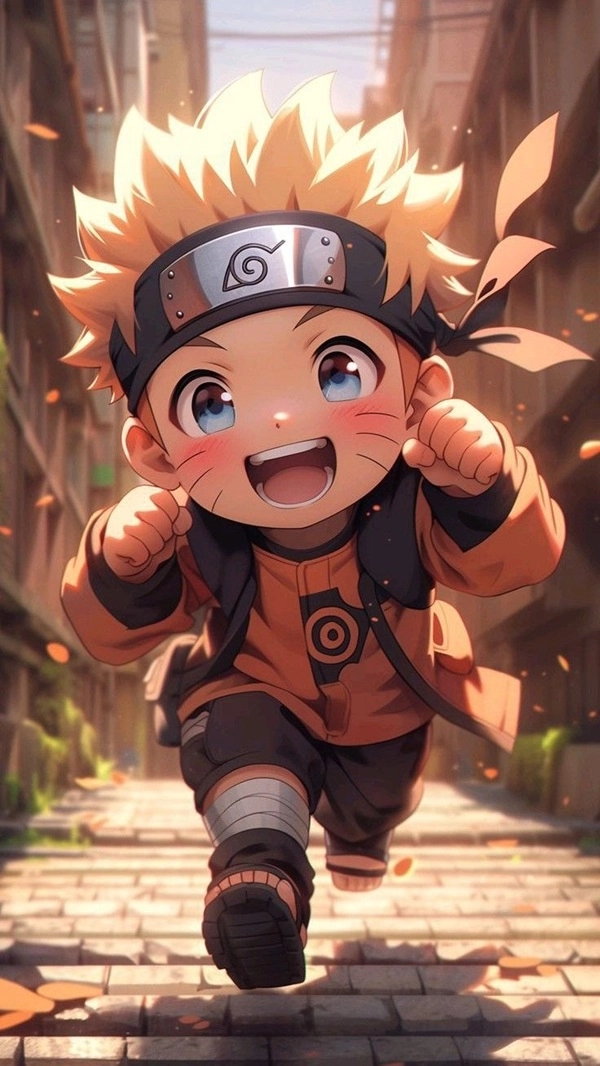 Tô màu Naruto chibi tranh vui nhộn dễ thương 