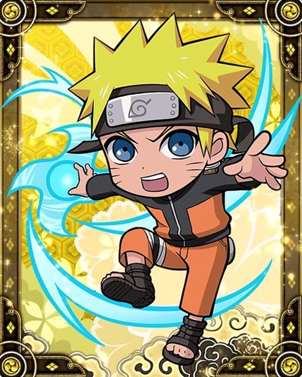 Ảnh Naruto chibi thần thái vui nhộn phong cách dễ thương 