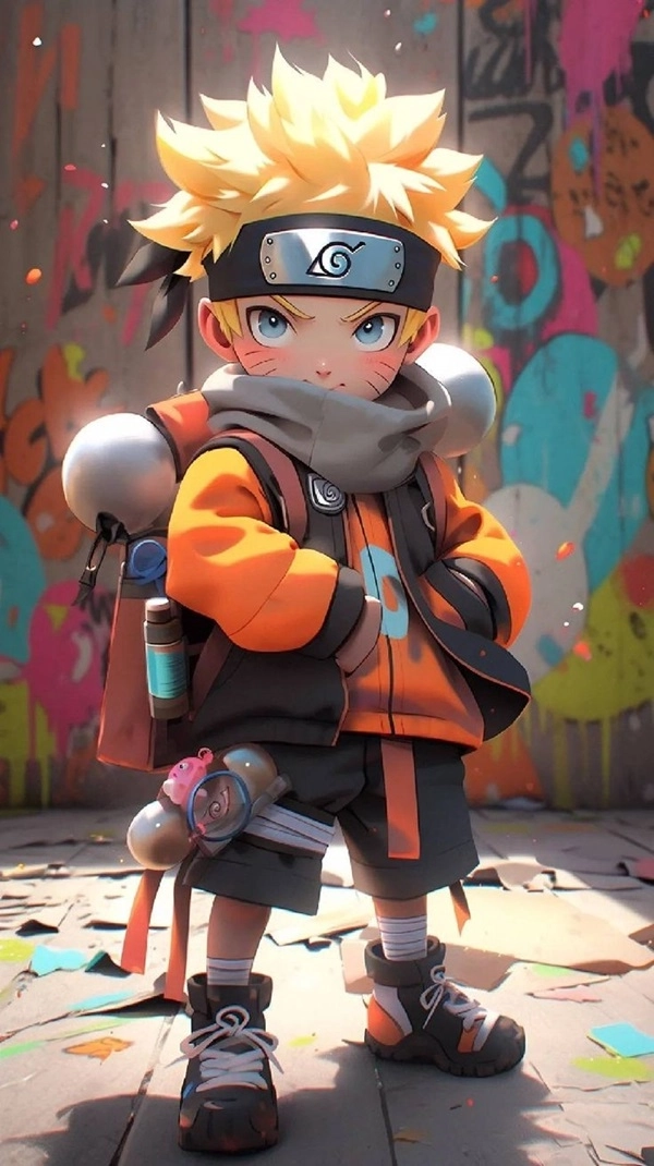 Chibi Naruto thần thái ngộ nghĩnh đáng yêu 
