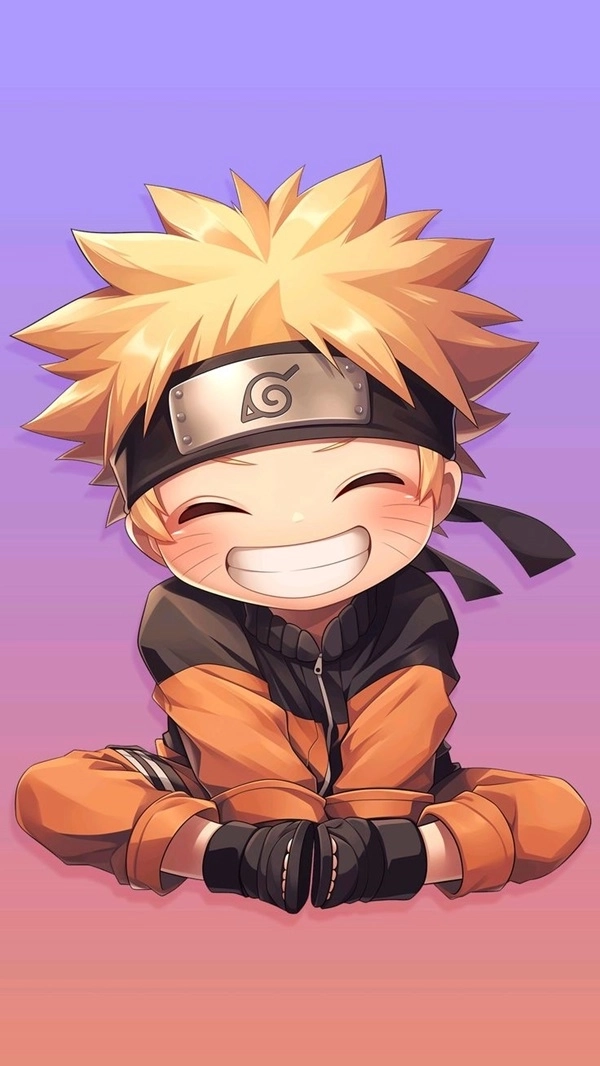Hình ảnh Naruto Lục Đạo chibi phong cách mạnh mẽ dễ thương 