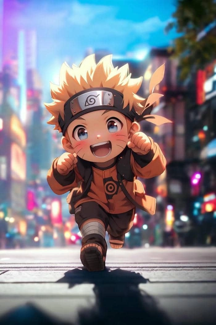 Nhân vật Naruto chibi nét vẽ ngộ nghĩnh đáng yêu 