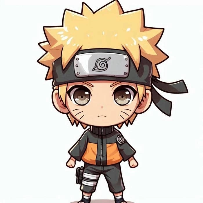 Vẽ Naruto Cửu Vĩ chibi hướng dẫn chi tiết mạnh mẽ 