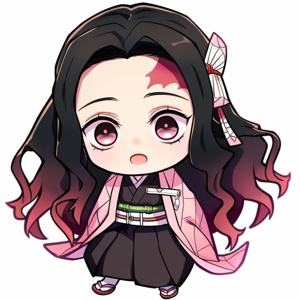 Nezuko chibi dễ vẽ hướng dẫn đơn giản cho người mới 