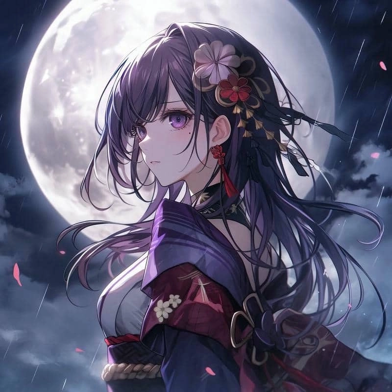 Chibi Shogun phong cách anime Genshin siêu cute