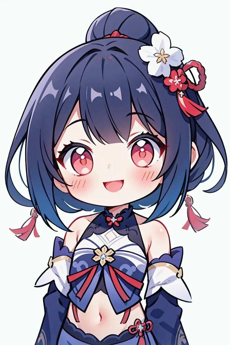 Raiden Shogun chibi meme hình ảnh hài hước vui nhộn