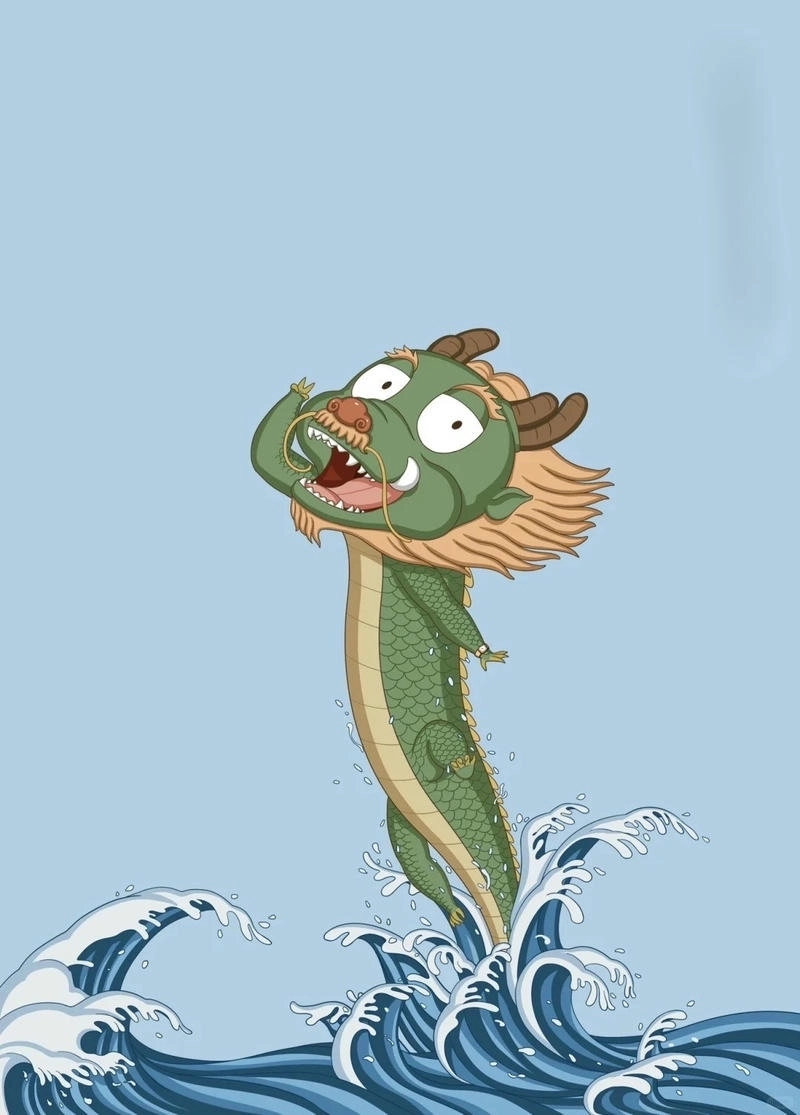 Rồng con chibi hình ảnh anime siêu dễ thương