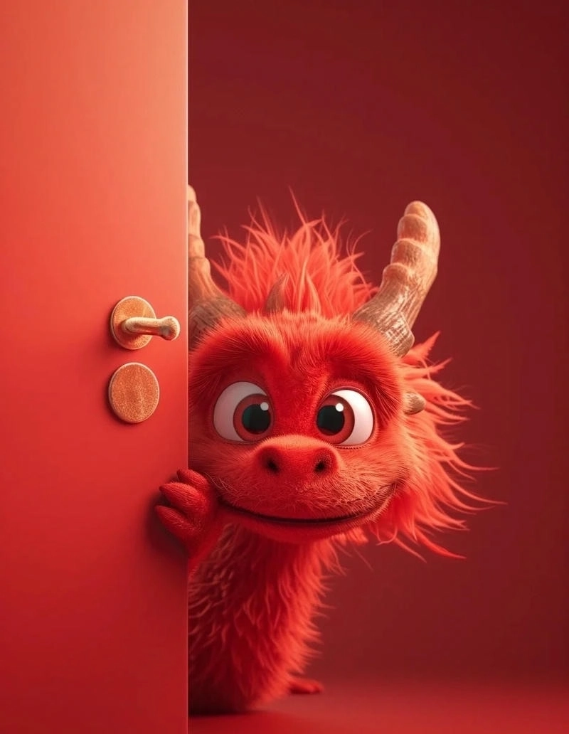 Em bé rồng chibi nét vẽ cute khiến bạn tan chảy